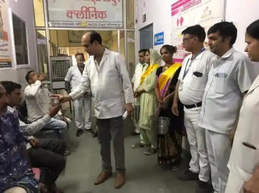 Unique initiative of Akshay Seva Sanstha: Commendable effort of water service in Mahatma Gandhi Hospital