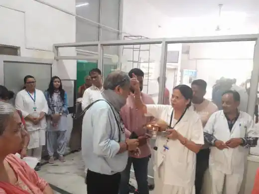 Inauguration of water cooler with the inspiration of Akshay Seva Sanstha